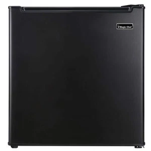 Magic Chef Mini Fridge 18.9"Lx17.3"Wx19.5"H 1-Shelf Reversible Door Hinge Black - Picture 1 of 7