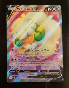 ⭐ Pokemon Whimsicott V 160 Brilliant Stars Full Art Ultra Rare MT Foil 190 HP - Picture 1 of 2