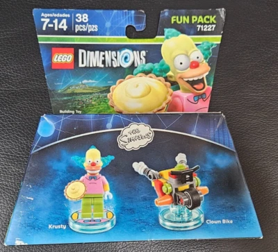 Lego Dimensions The Simpsons Krusty Clown Bike Fun Pack 71227 Complete - Image 1 of 3