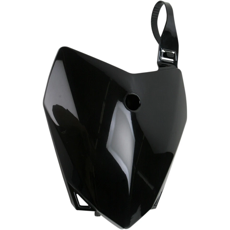 Placa de número OVNI - negra - KLX 110 | KA04718-001 Foto 1 de 1