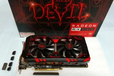 PowerColor Red Devil Radeon RX 580 8GB GDDR5 AXRX 580 8GBD5-3DH/OC JAPAN - Image 1 of 4