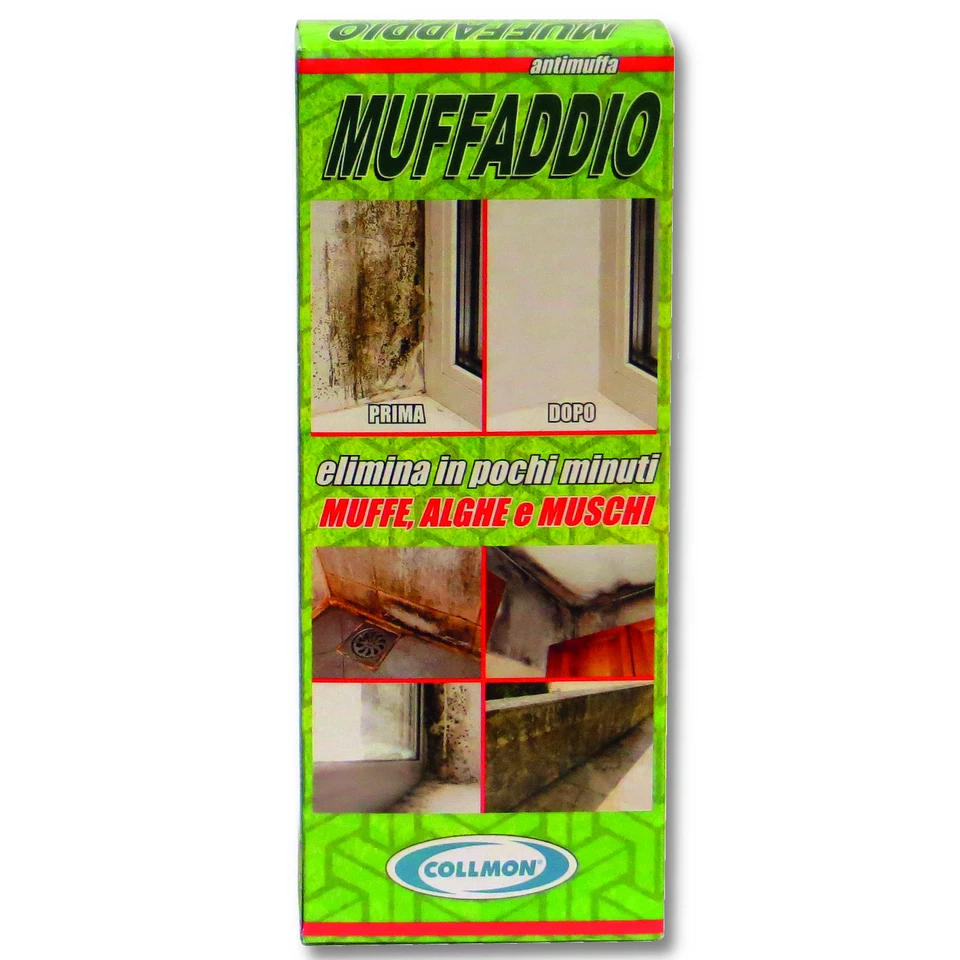 Antimuffa flacone e spray per eliminare muffe alghe e muschi - Immagine 1 di 1
