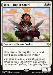 MTG TOCATLI HONOR GUARD EXC - GUARDIA D'ONORE DI TOXATLI - XLN - MAGIC - Imagen 1 de 1