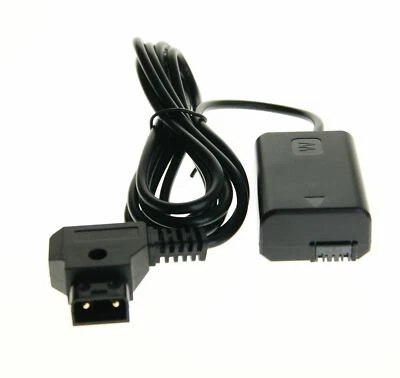 ExPro D-TAP to NP-FW50 DC Battery Coupler Cable for Sony SLT-A33 A35 A37 A55 - Image 1 of 4