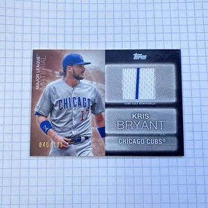 Kris Bryant - 2020 Topps Series 2 Major League Material - No. 040/199,  MLM-KB - Picture 1 of 10