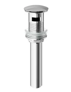 VIGO Bathroom Sink Pop-Up Drain with Overflow in Chrome-NOB - Picture 1 of 1