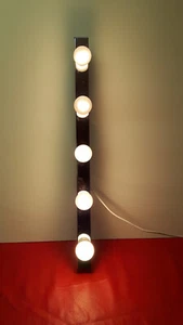 2 x Ikea Musik Wandleuchten Lichtleiste Leuchte Chrom Spiegel - Bild 1 von 6