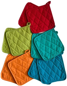 Cotton Pot Holder,Hot Pad Best PotHolder Ever Bulk For Craft Pot Holder -10 Pcs - Picture 1 of 6