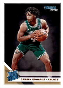 2019-20 Panini Donruss Rated Rookie Carsen Edwards Rookie Boston Celtics #231
