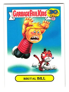 Pegatina Brutal Bill 2015 Garbage Pail Kids 30 aniversario Calvin & Hobbes - Imagen 1 de 2