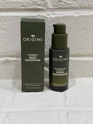 Suero concentrado Origins Mega Mushroom Barrier Rescue 1 oz / 30 ml NUEVO Foto 1 de 4