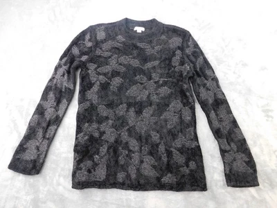 Suéter para mujer Jill XS gris negro floral tejido difuso pulóver manga larga Foto 1 de 4