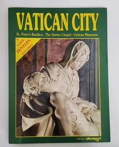 Vatican City St Peter's Basilica Sistine Chapel Museums 2 Posters Plurigraf 1991 - Picture 1 of 3