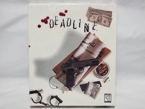 NEW (Read) Deadline PC Computer Big Box Game SEALED '90s DOS CD-ROM Strategy - Picture 1 of 15