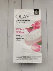 Olay Fresh Radiance Rosenwasser Beauty Seife, 6 Riegel, insgesamt 19 fl oz - Bild 1 von 2