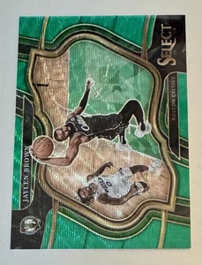 Panini Select Jaylen Brown 2022-23/50 Green Wave Prizm Courtside #232 Celtics - Imagen 1 de 5