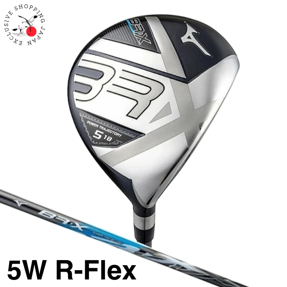 美津浓高尔夫 BR-X 男式球道木杆 5W R-Flex 原装石墨杆身日本型号 — 第 1/4 张图片