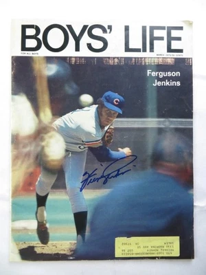 Fergie Jenkins Signed Autographed Magazine Boys' Life 1973 Cubs JSA AH04357 - Image 1 of 4