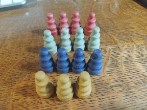 Vintage Sorry Spiel 50er Jahre ?  44 Karten Holz, 15 Marker Spielfiguren - Bild 1 von 5