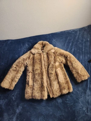 Chaqueta Parka De Colección Hansa-Branta Stearns Plumón de Ganso Piel Sintética Para Mujer Grande Marrón EE. UU. Foto 1 de 4