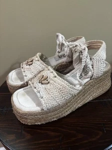 Vintage 90s Chunky MUDD Y2k Strappy Platform Sandal Fits Like Women’s Sz8 - Picture 1 of 12