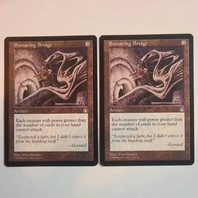 2x Ensnaring Bridge - Stronghold - Regular - Magic the Gathering - Image 1 of 2
