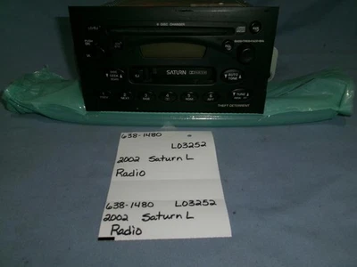 Equipo de audio Radio Opt UB2 compatible con 02-05 SATURN SERIE L 165195 Foto 1 de 4