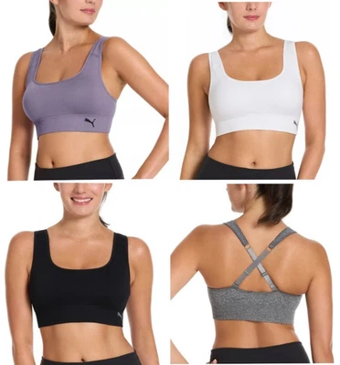 NEW PUMA Performance 2 Pack Ladies Seamless Sports Bra  - Image 1 of 4