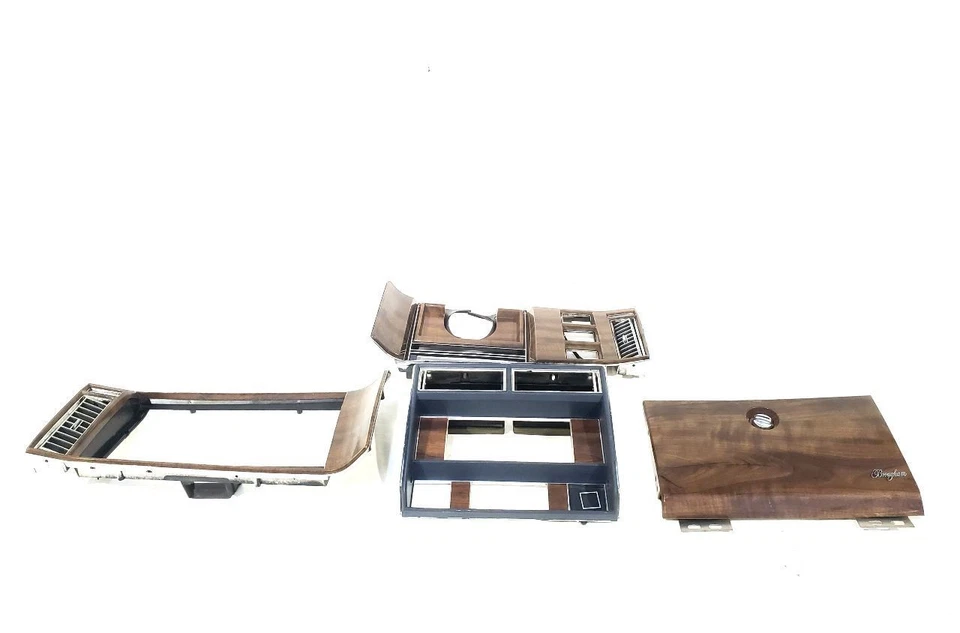 Cadillac Brougham 1988 OEM juego completo de molduras de madera montadas en el tablero Foto 1 de 4