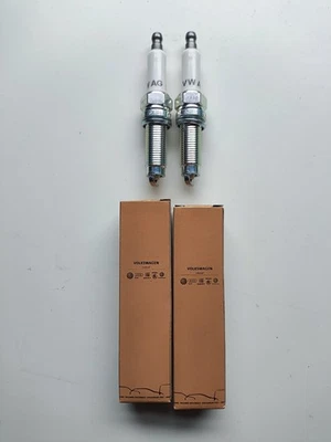 VW Audi Seat Skoda Spark Plugs x2 NGK 101905622A Genuine - Image 1 of 4