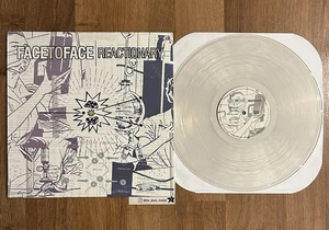 Face To Face - Reactionary CLEAR vinyl LP record Rare and Out of Print - Picture 1 of 5