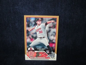 2023 Topps Update Gold Rookie Parallel Grayson Rodriguez #US35 - #99/2023 - Picture 1 of 2