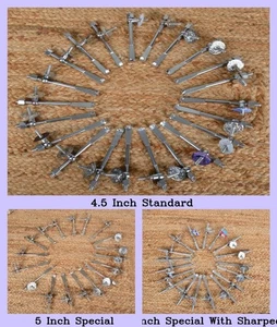 Musical Instruments Dholak Accessories Set Of 22 Dholak Nut & Bolt With Eye Bolt - Picture 1 of 28