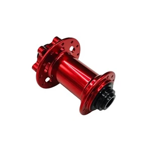 Bitex MTF Front Disc Hub - 6 Bolt - 24 holes - Red - QR x 100 - Picture 1 of 1