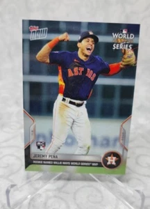 2022 MLB Topps Now - JEREMY PENA RC #1161 - WORLD SERIES MVP - Houston Astros - Picture 1 of 2
