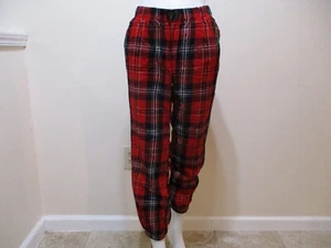 Women's Victoria's Secret Red Plaid Pajama Pants Size Small (S) - Picture 1 of 13