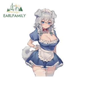 EARLFAMILY 5.1" Criada Peluda Anime Niña Coche Pegatinas Parabrisas Laptop Anfitrión Calcomanía - Imagen 1 de 5
