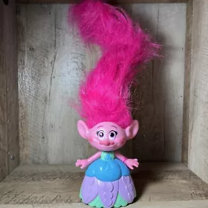 👑 Figura Trolls Hasbro 2016 - Hair in the Air Poppy FUNCIONA PROBADO - Imagen 1 de 5