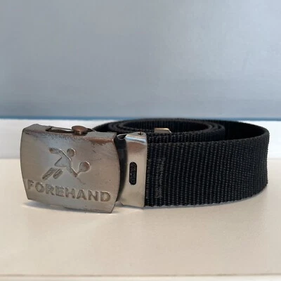 "Cinturón de lona negro para hombre H&M 39""" Foto 1 de 4