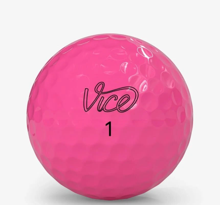 48 pelotas de golf Vice Pro Plus rosa usadas en casi perfecto estado, calidad AAAAA Foto 1 de 1