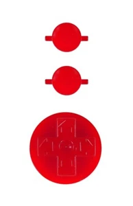 Nintendo NES-004 Controller Buttons Replacement [Clear Red] - Picture 1 of 1