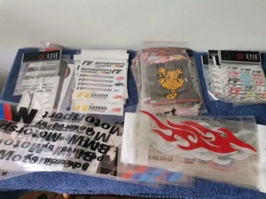 Job lot 100+ Mixed New Car Stickers, Valve Caps and many others - Picture 1 of 5