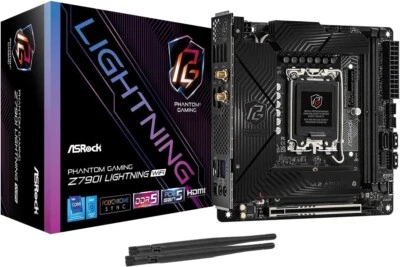 ASRock Phantom Gaming Z790I Lightning WiFi Mini ITX Motherboard - Image 1 of 4