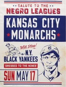 KANSAS CITY MONARCHS vs NY BLACK YANKEES 8X10 PHOTO BASEBALL POSTER PICTURE - Picture 1 of 1