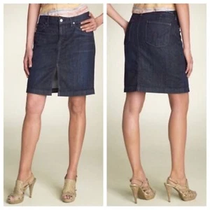 Citizens of Humanity Sophia 300 Stretch Knee Length Denim Pencil Skirt 28 EUC - Picture 1 of 11