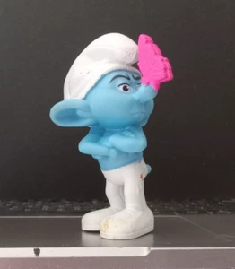 SMURFS Figures -Grouchy Peyo McDonald's Happy Meal Toys - Picture 1 of 4