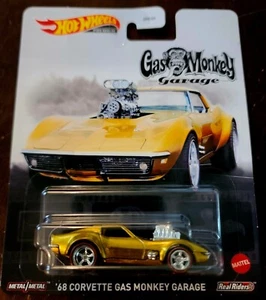 Hot Wheels 2022 Replica Entertainment '68 Corvette Gas Monkey Garage Gold *NEU* - Bild 1 von 4