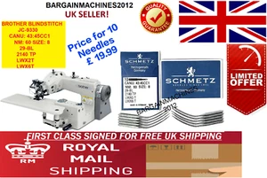 AGO MACCHINA DA CUCIRE INDUSTRIALE CURVO SCHMETZ LWX6T LWX2T 29-BL NM:60 MISURA:8 - Foto 1 di 5