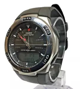 Casio Wave Ceptor Wristwatch Analog & Digital Display Water-Resistant WVA-105H - Picture 1 of 3