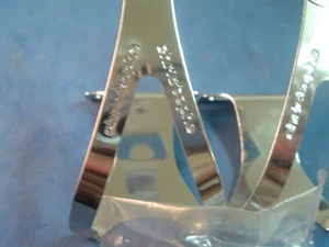 Christophe / Zefal  L / XL Road / MTB Steel Toe Clips NEW / NOS - Their Longest - Picture 1 of 4